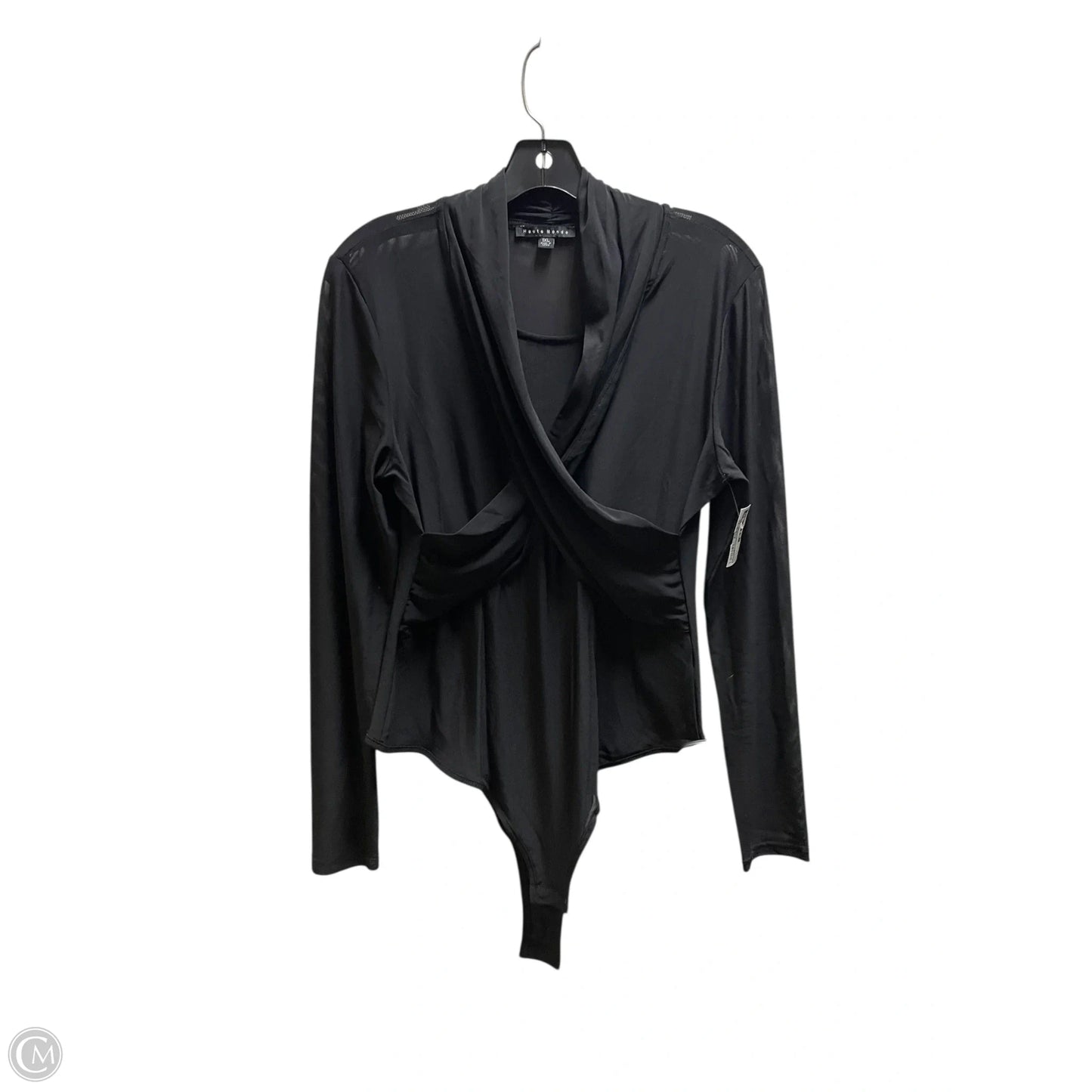 Bodysuit By Haute Monde In Black, Size: 1x