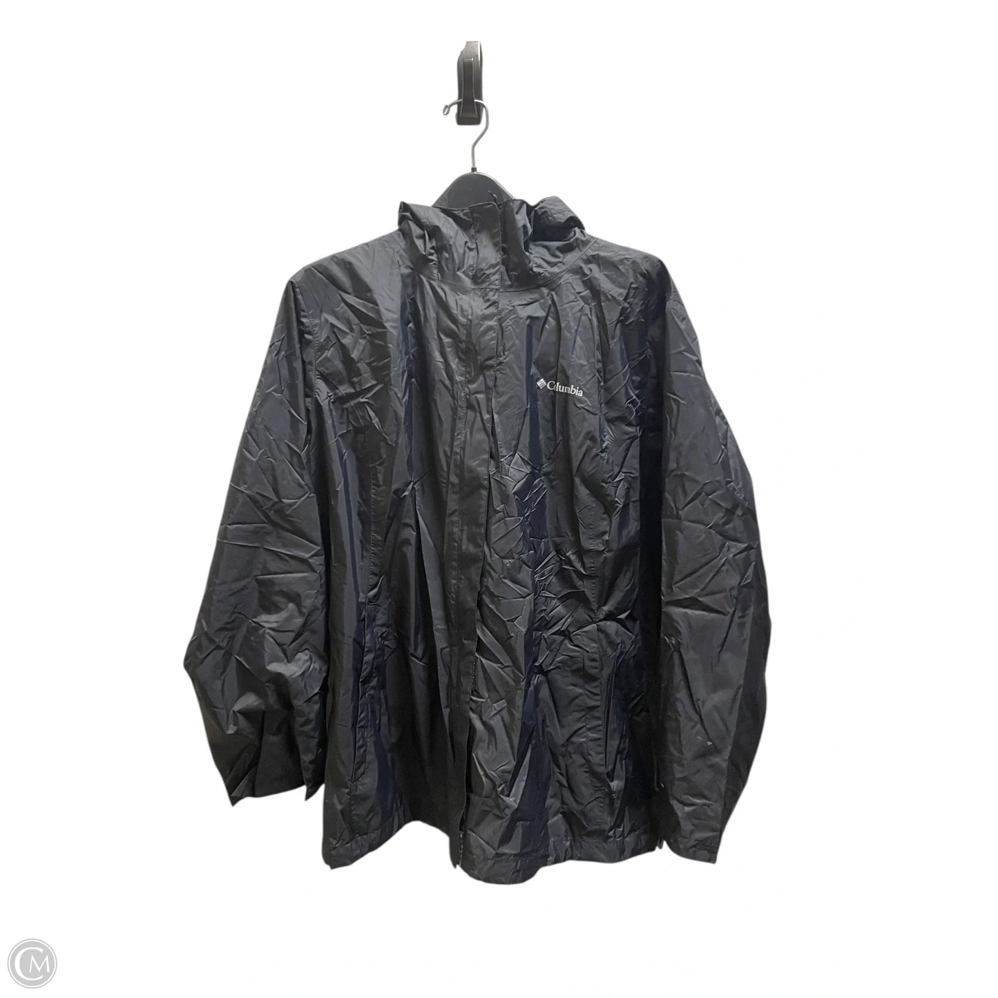 Jacket Windbreaker By Columbia In Black, Size: 2x