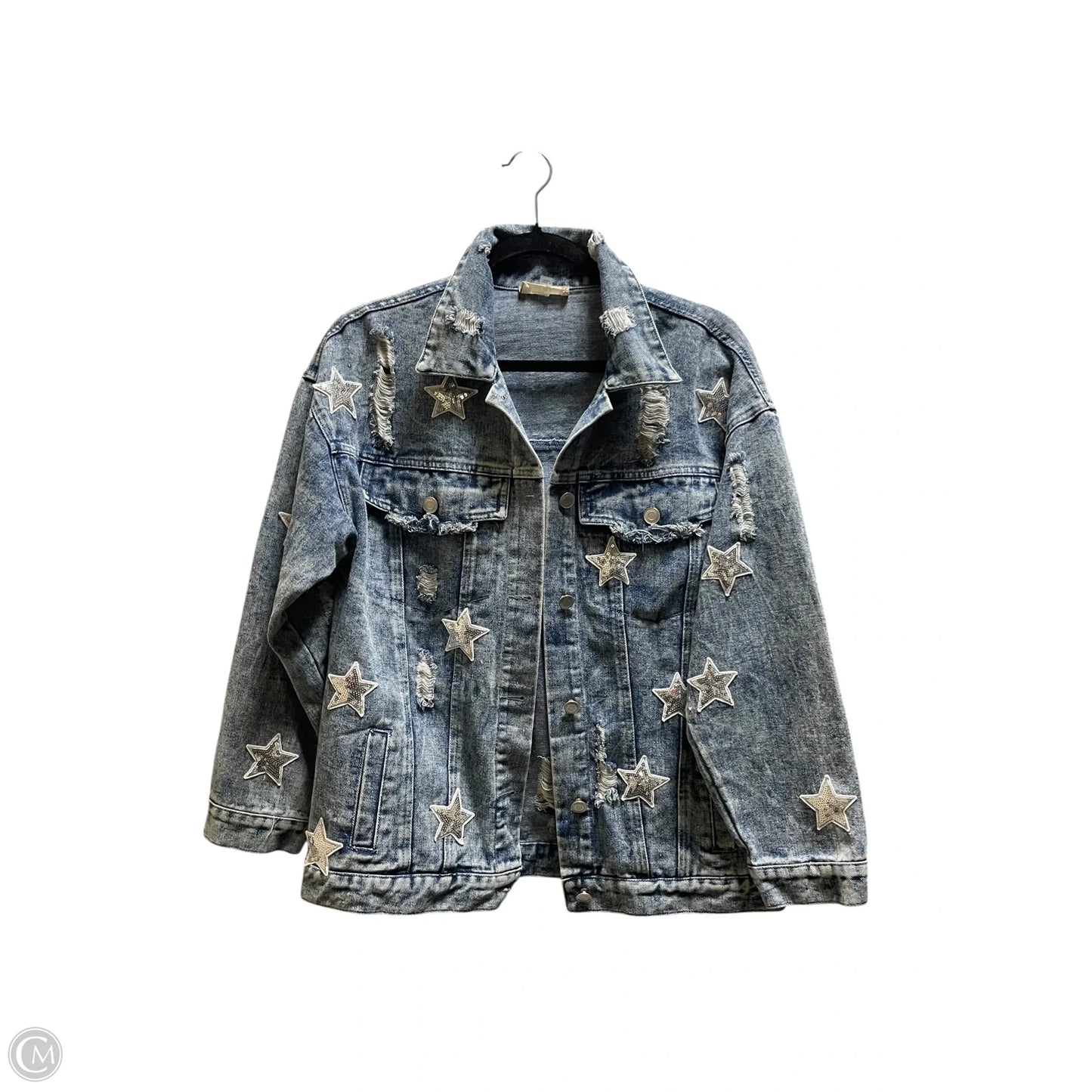Jacket Denim By Altard State In Blue Denim, Size: Xs