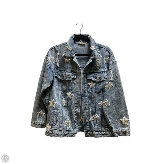 Jacket Denim By Altard State In Blue Denim, Size: Xs