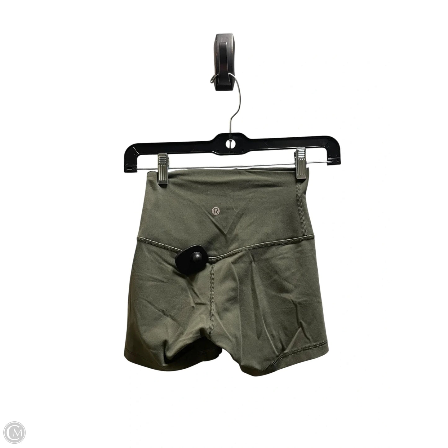 Athletic Shorts By Lululemon In Green, Size: 2