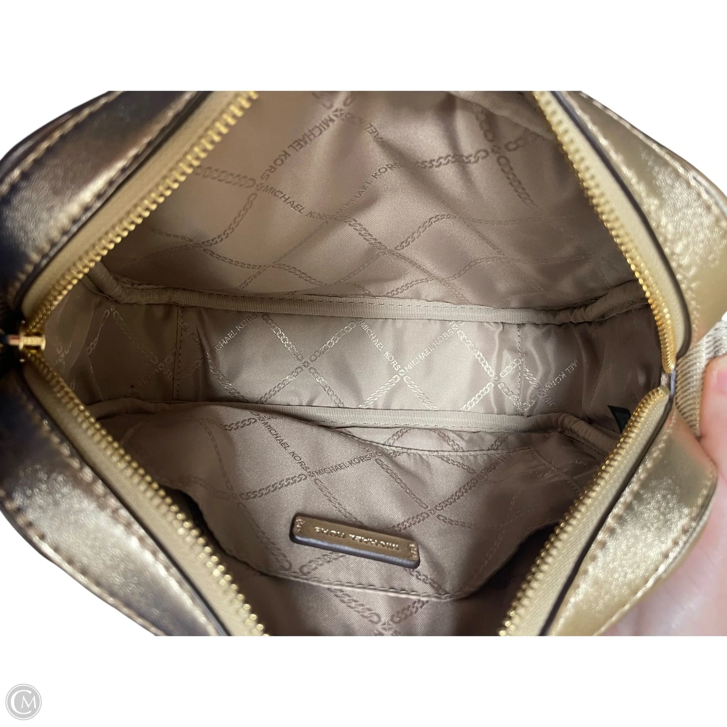 Crossbody Designer By Michael Kors, Size: Medium