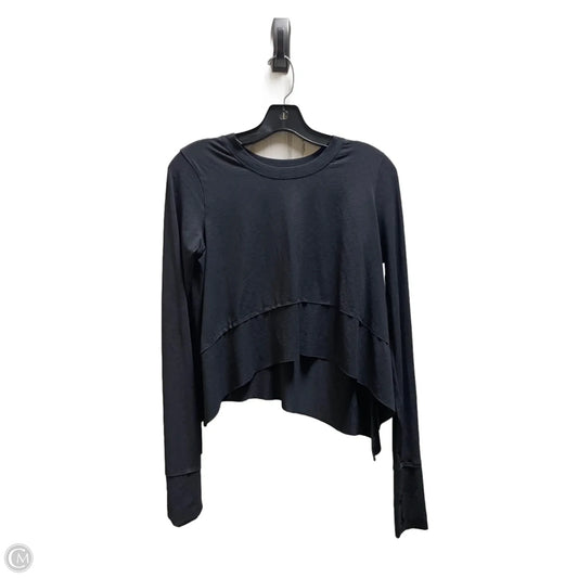 Top Long Sleeve By Free People In Black, Size: S