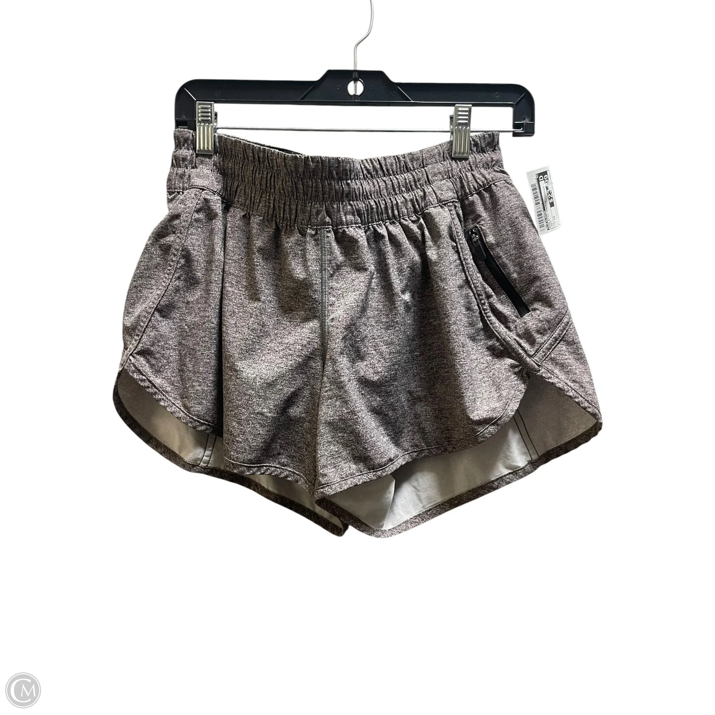 Athletic Shorts By Lululemon In Grey, Size: 10