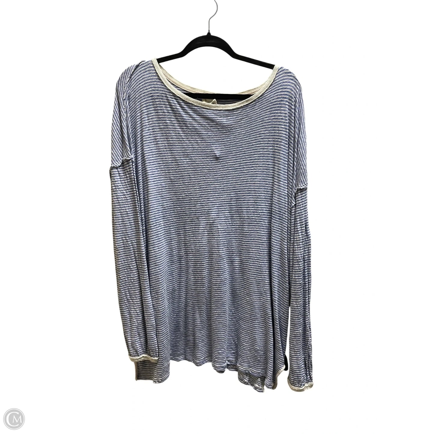 Top Long Sleeve By We The Free In Striped Pattern, Size: M