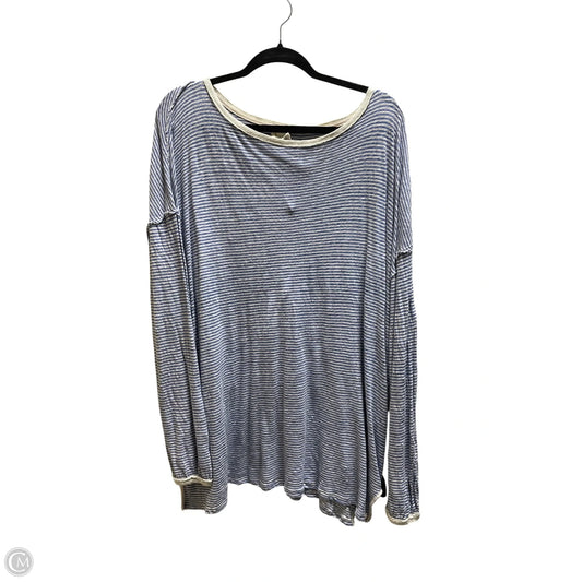 Top Long Sleeve By We The Free In Striped Pattern, Size: M