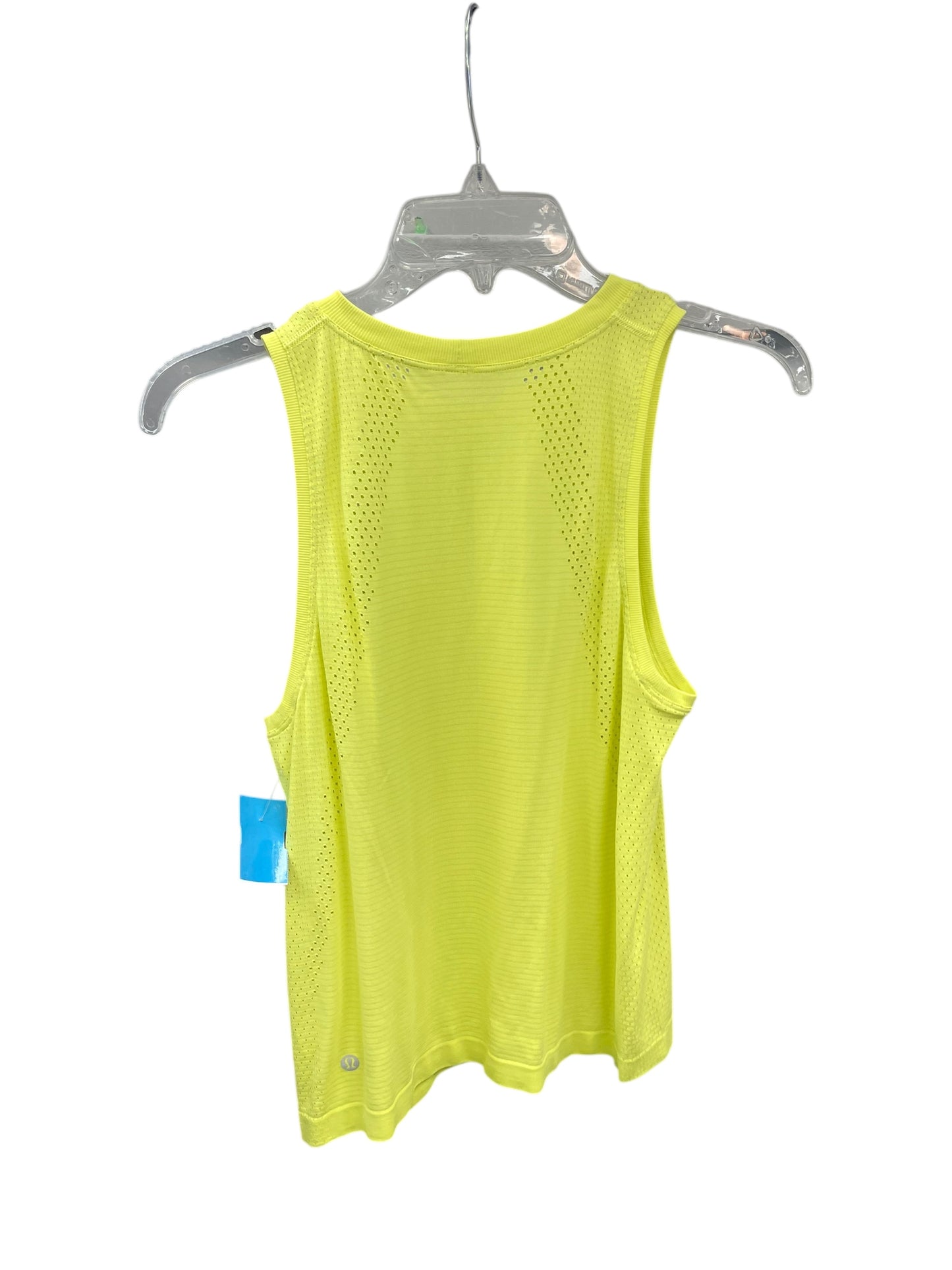 Athletic Tank Top By Lululemon In Yellow, Size: 4