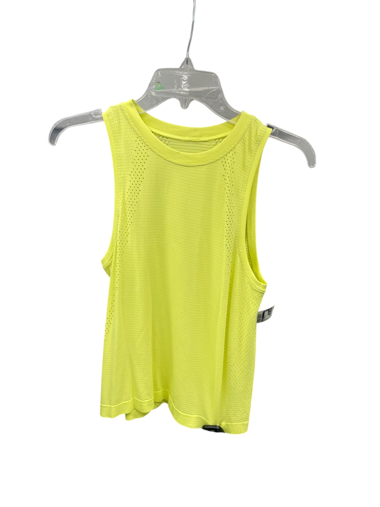 Athletic Tank Top By Lululemon In Yellow, Size: 4