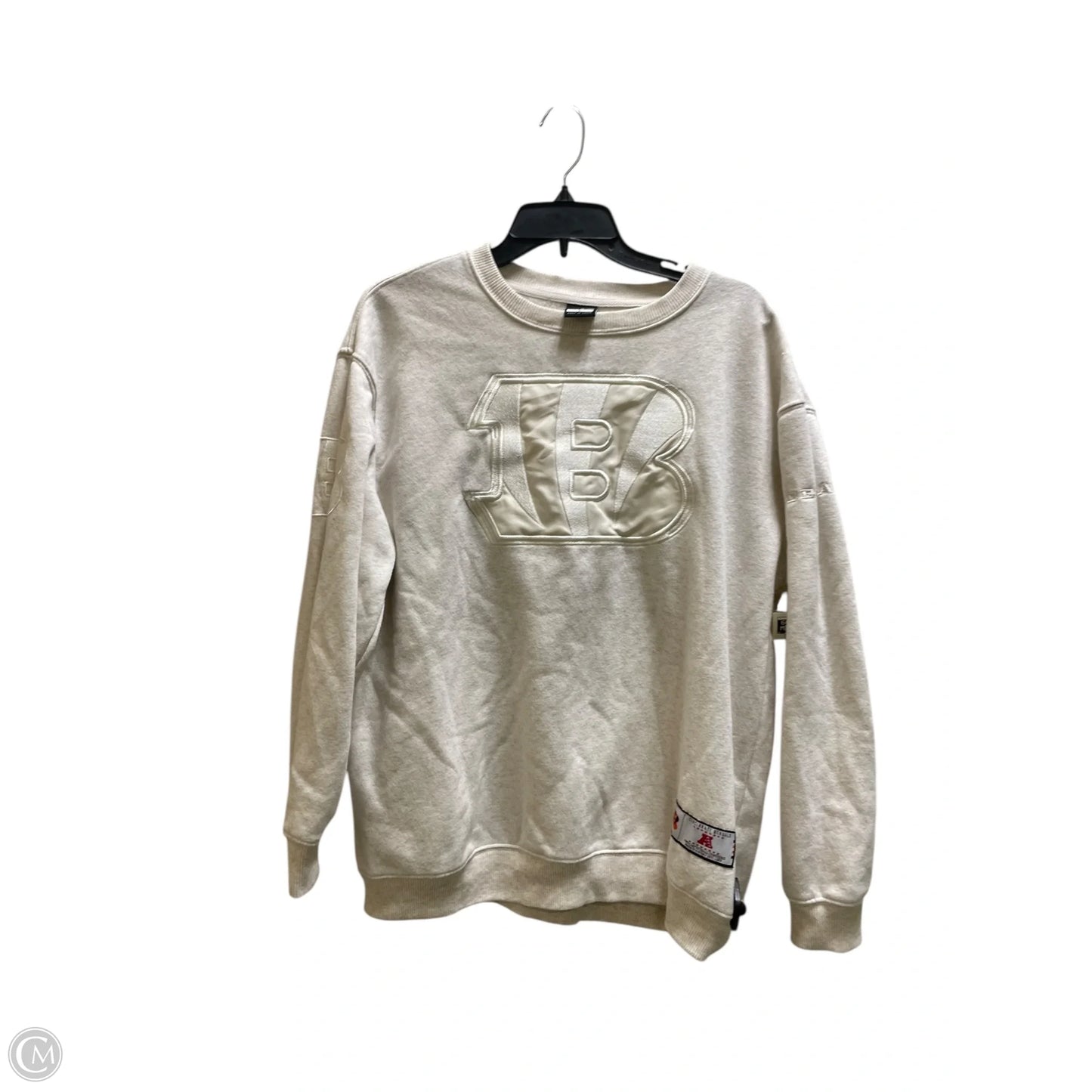 Sweatshirt Crewneck By Nfl In White, Size: L