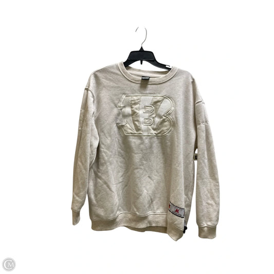 Sweatshirt Crewneck By Nfl In White, Size: L