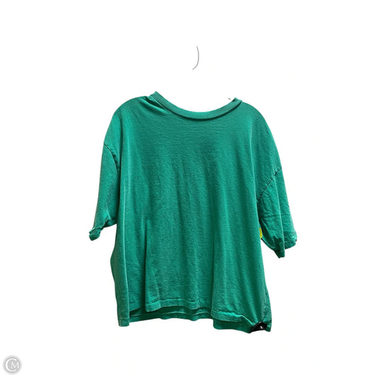 Top Short Sleeve By Free People In Green, Size: S