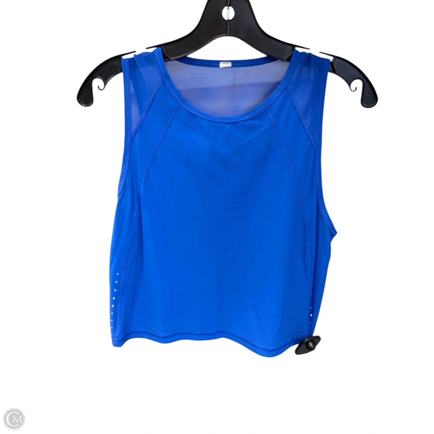 Athletic Top Short Sleeve By Lululemon In Blue, Size: Xs