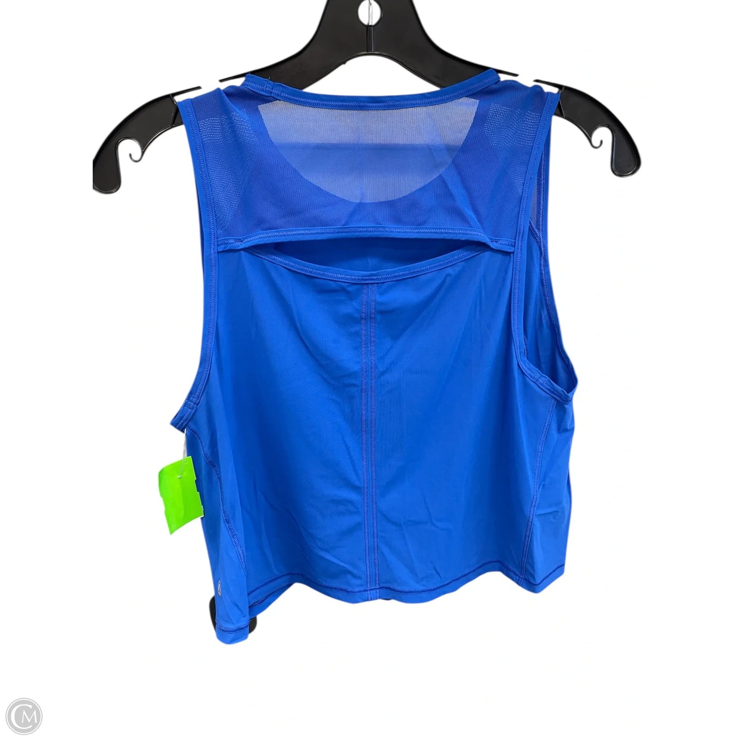 Athletic Top Short Sleeve By Lululemon In Blue, Size: Xs