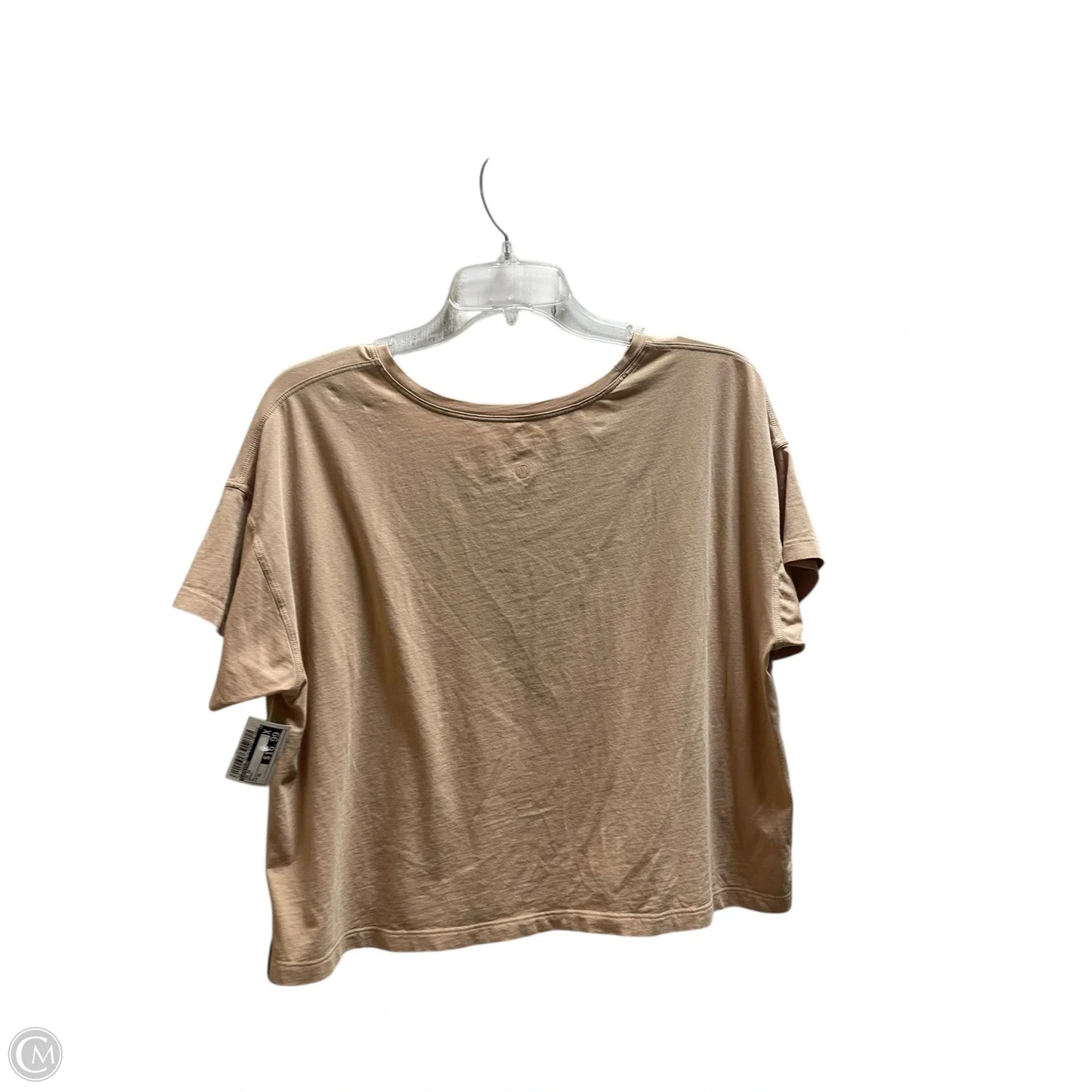 Top Short Sleeve By Lululemon In Brown, Size: Xl