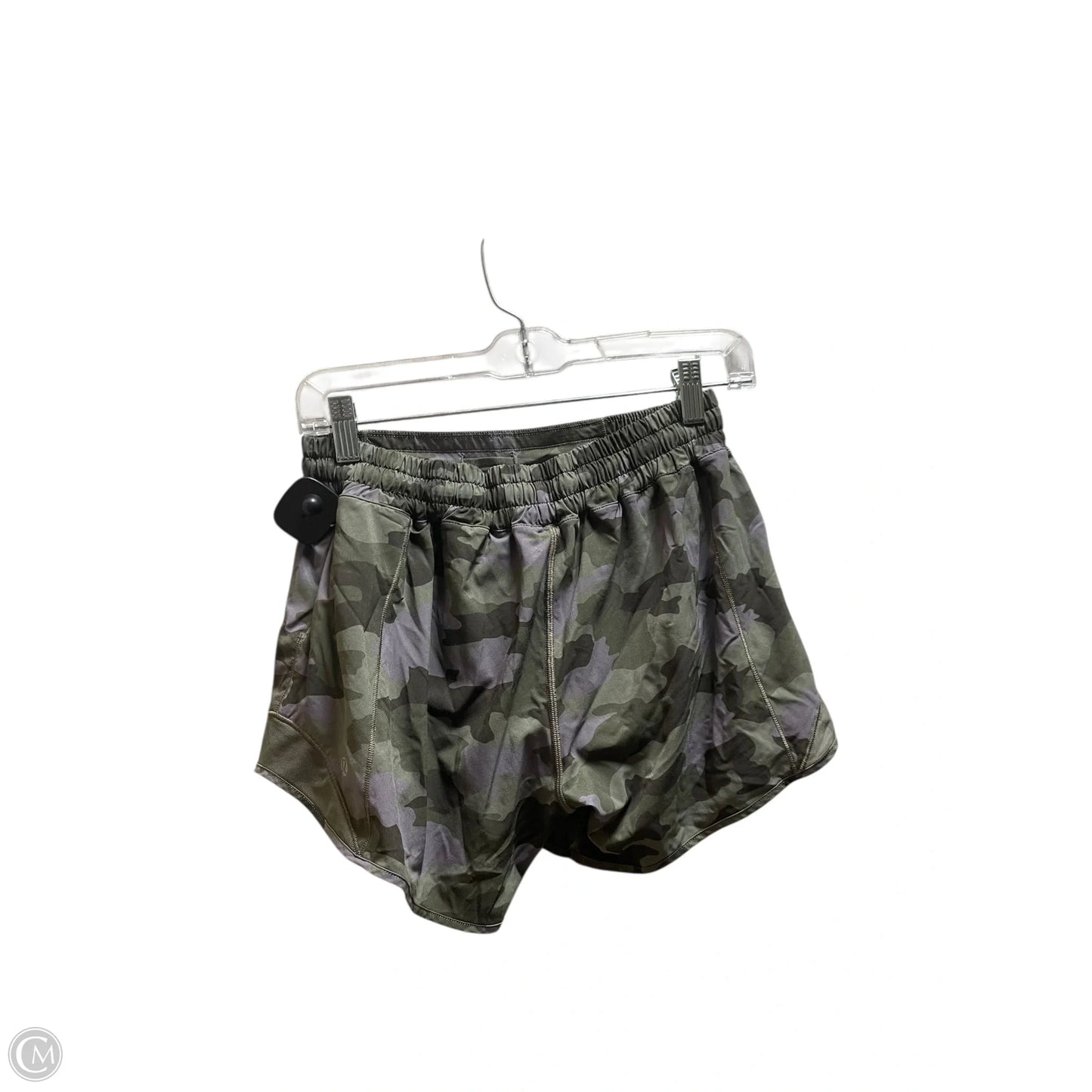 Athletic Shorts By Lululemon In Green, Size: 8