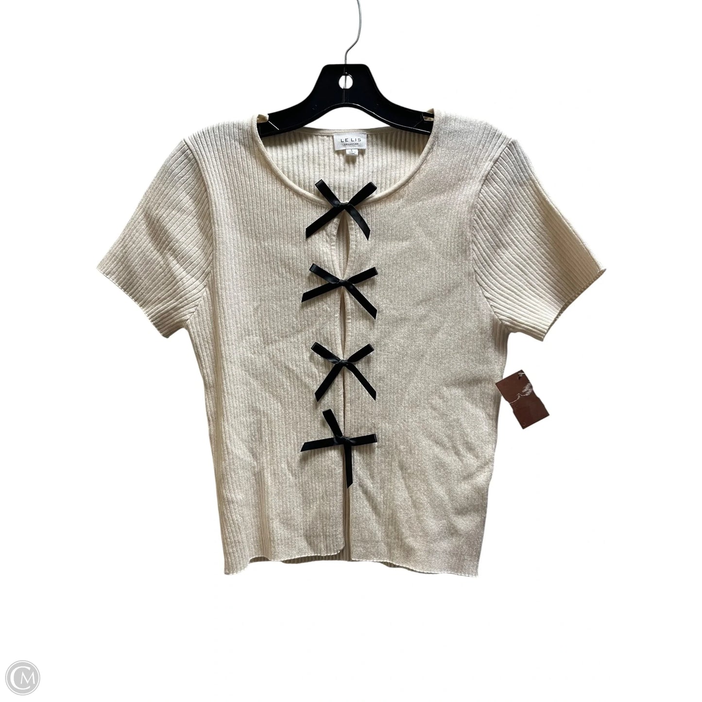 Top Sleeveless By Clothes Mentor In Cream, Size: L