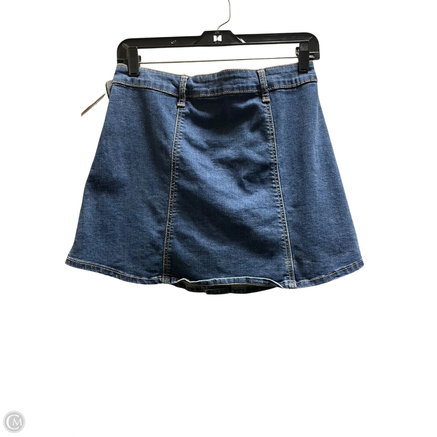 Skirt Mini & Short By Altard State In Blue Denim, Size: S