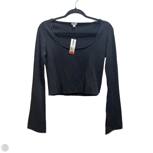 Top Long Sleeve By Garage In Black, Size: M