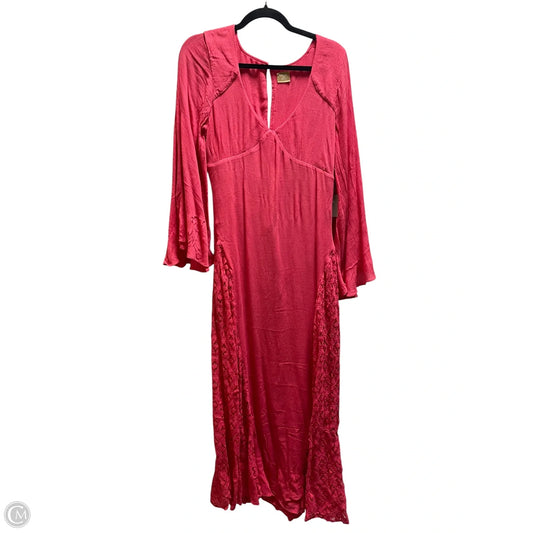 Dress Party Long By Free People In Pink, Size: S