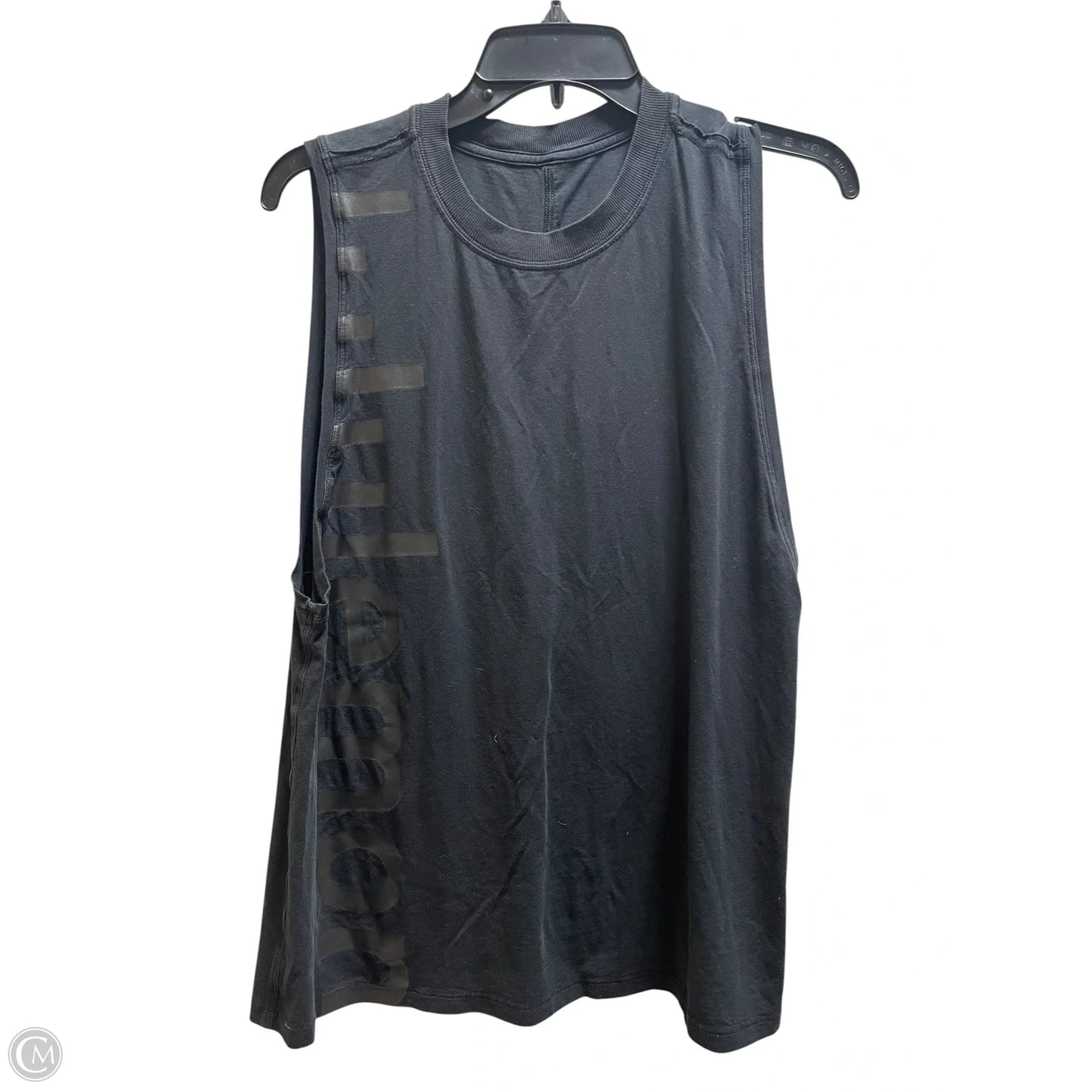 Athletic Tank Top By Lululemon In Black, Size: L