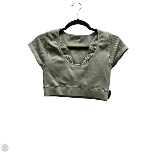 Top Short Sleeve By Aerie In Green, Size: M