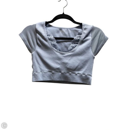 Top Short Sleeve By Aerie In Blue, Size: M