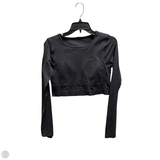 Athletic Top Long Sleeve Crewneck By Clothes Mentor In Black, Size: L