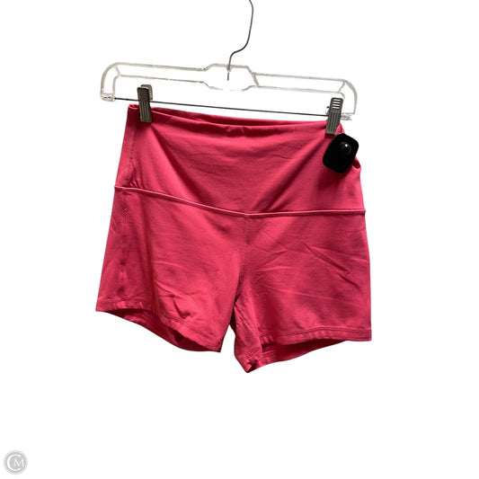 Athletic Shorts By Lululemon In Pink, Size: 8