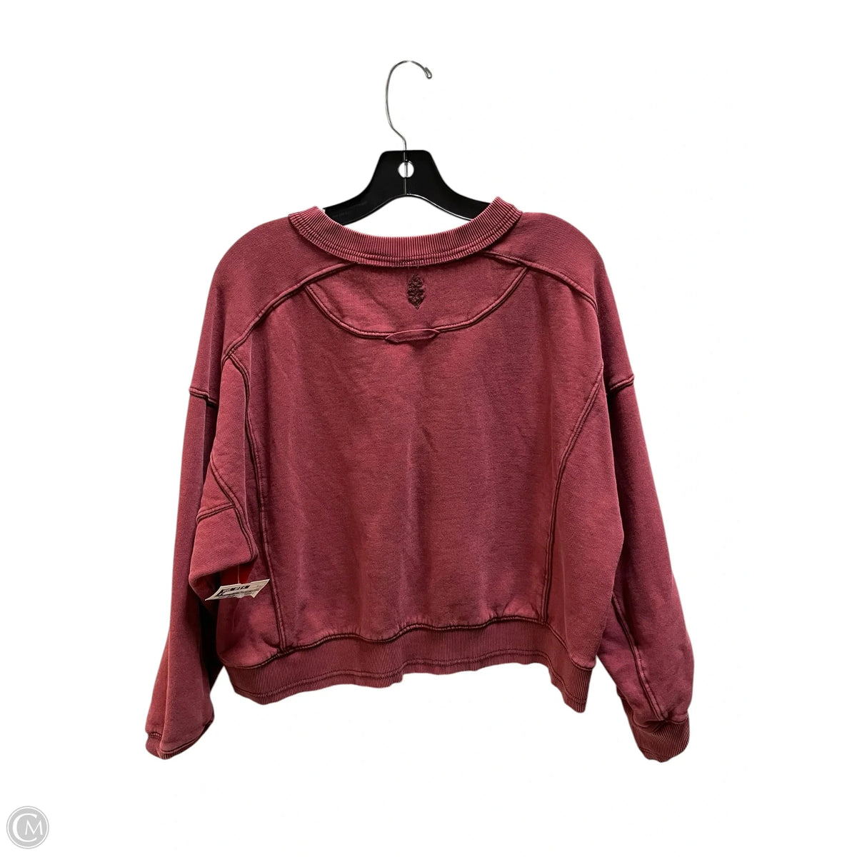 Sweatshirt Crewneck By Free People In Red, Size: S