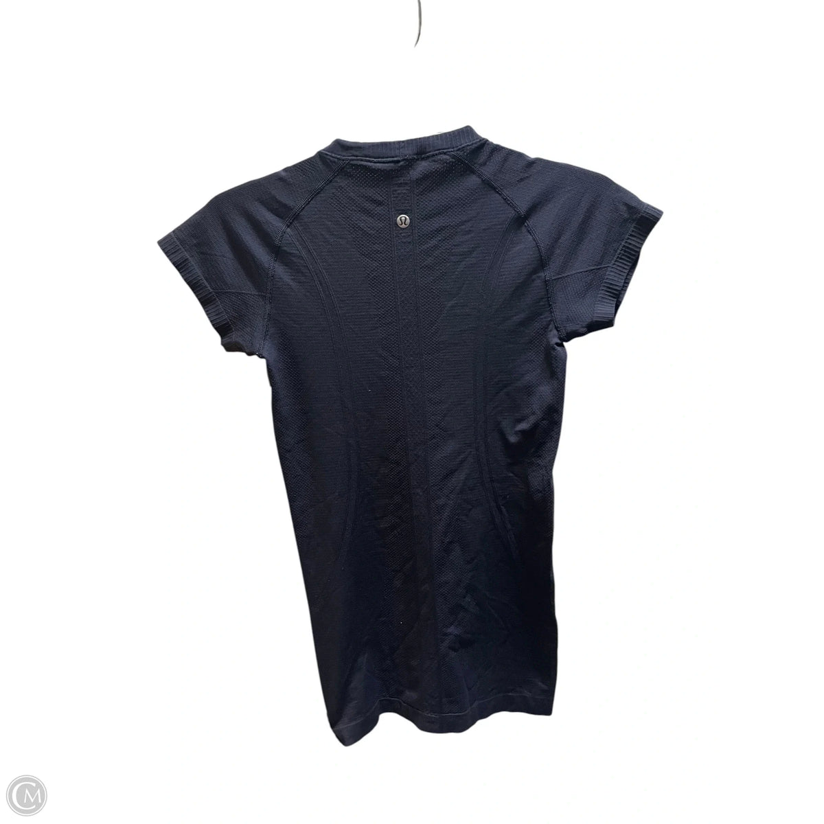 Athletic Top Short Sleeve By Lululemon In Navy, Size: S