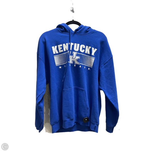 Sweatshirt Hoodie By Clothes Mentor In Blue, Size: L