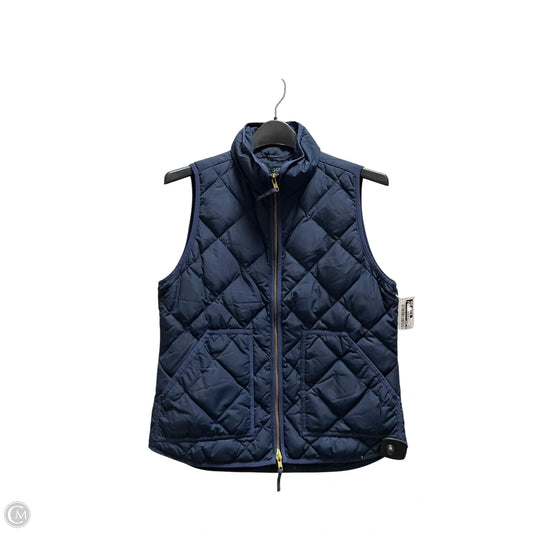 Vest Puffer & Quilted By J. Crew In Blue, Size: S