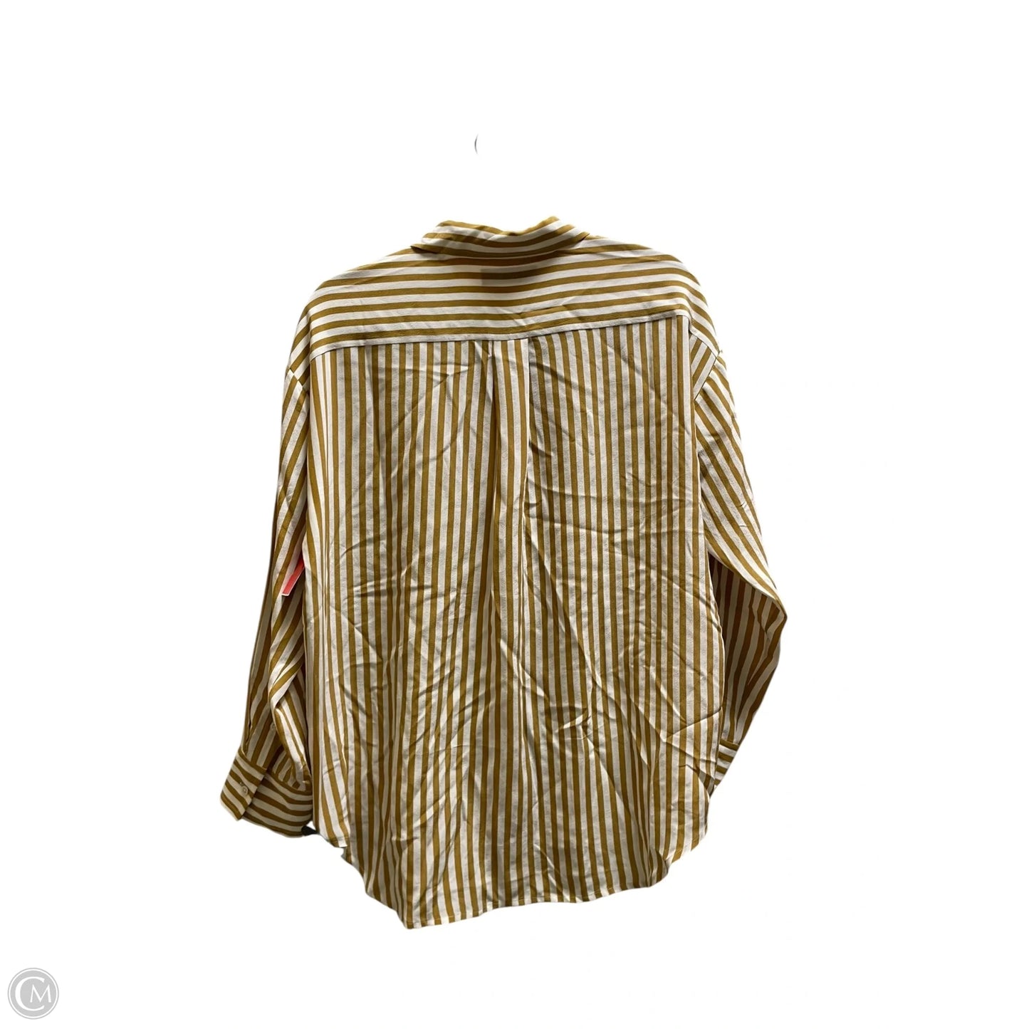 Top Long Sleeve By Everlane In Striped Pattern, Size: 6