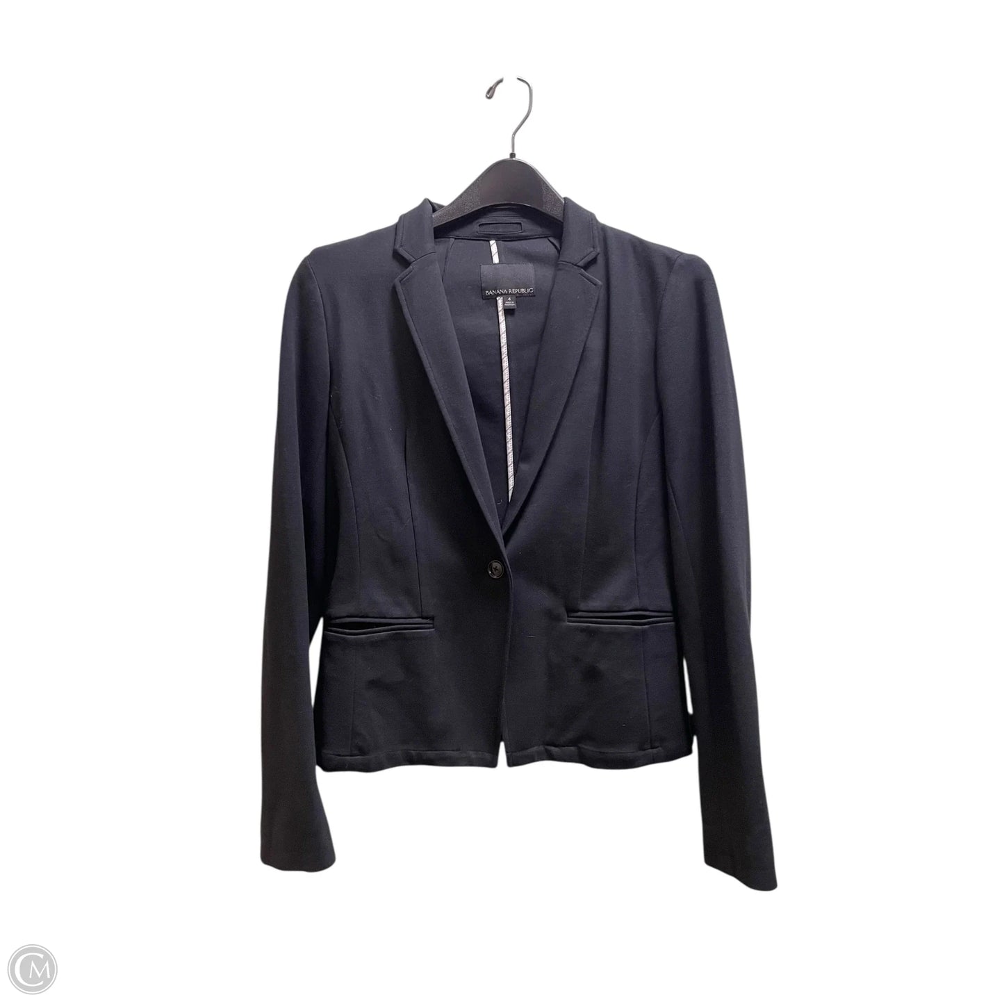 Blazer By Banana Republic In Black, Size: 4