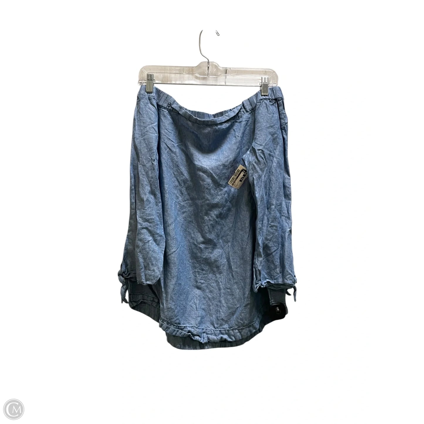 Top Long Sleeve By Free People In Blue, Size: S