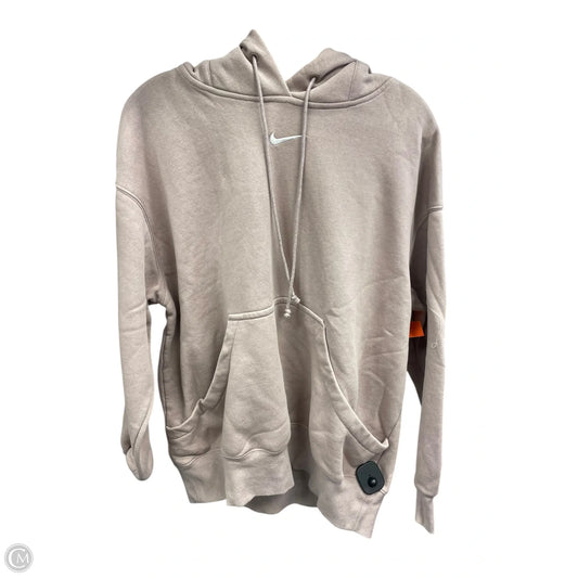 Sweatshirt Hoodie By Nike In Pink, Size: M