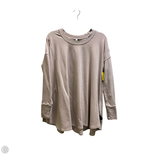 Top Long Sleeve By Free People In Pink, Size: Xs