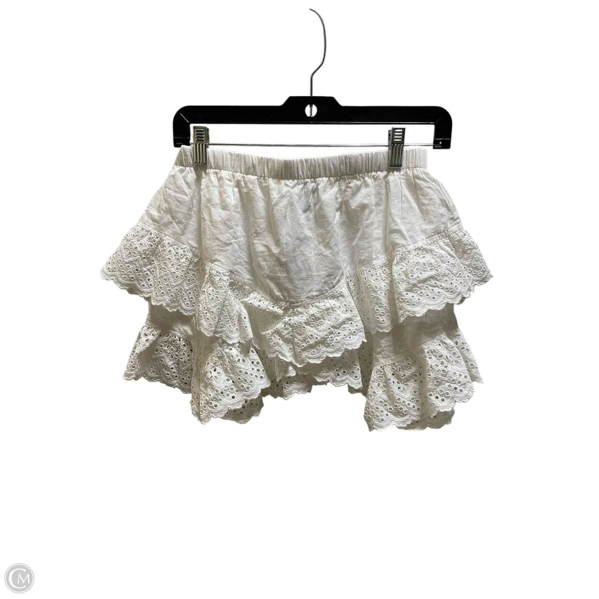 Skirt Mini & Short By Blush In White, Size: S