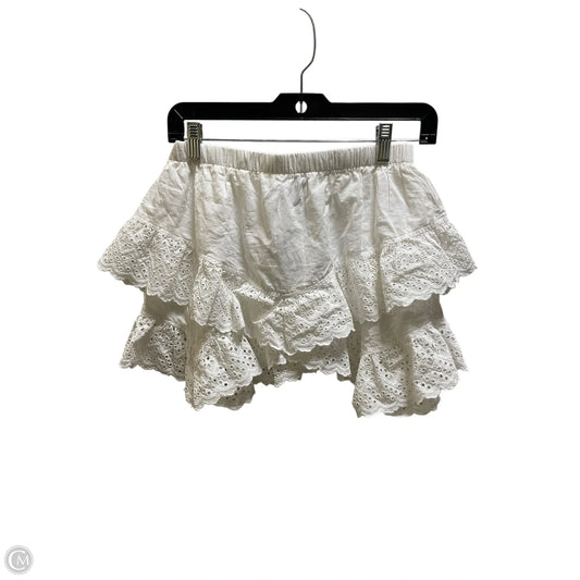 Skirt Mini & Short By Blush In White, Size: S
