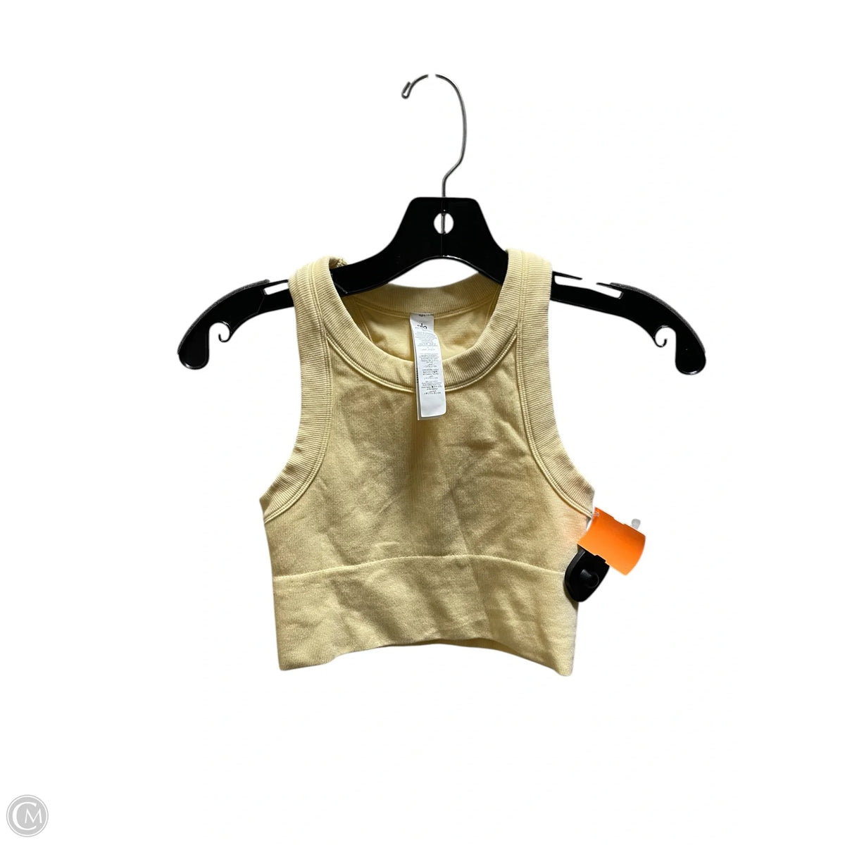 Athletic Tank Top By Alo In Yellow, Size: Xs