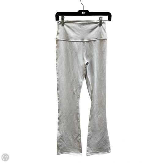 Athletic Leggings By Alo In White, Size: M