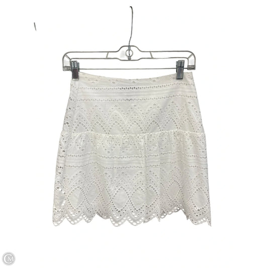 Skirt Mini & Short By Express In White, Size: 0