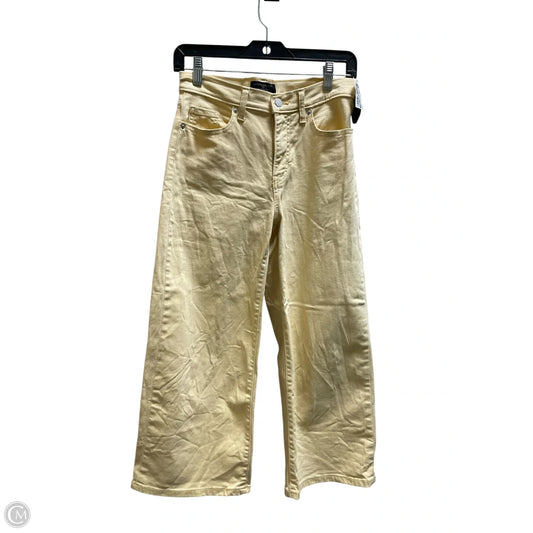 Pants Wide Leg By Banana Republic In Yellow, Size: 2