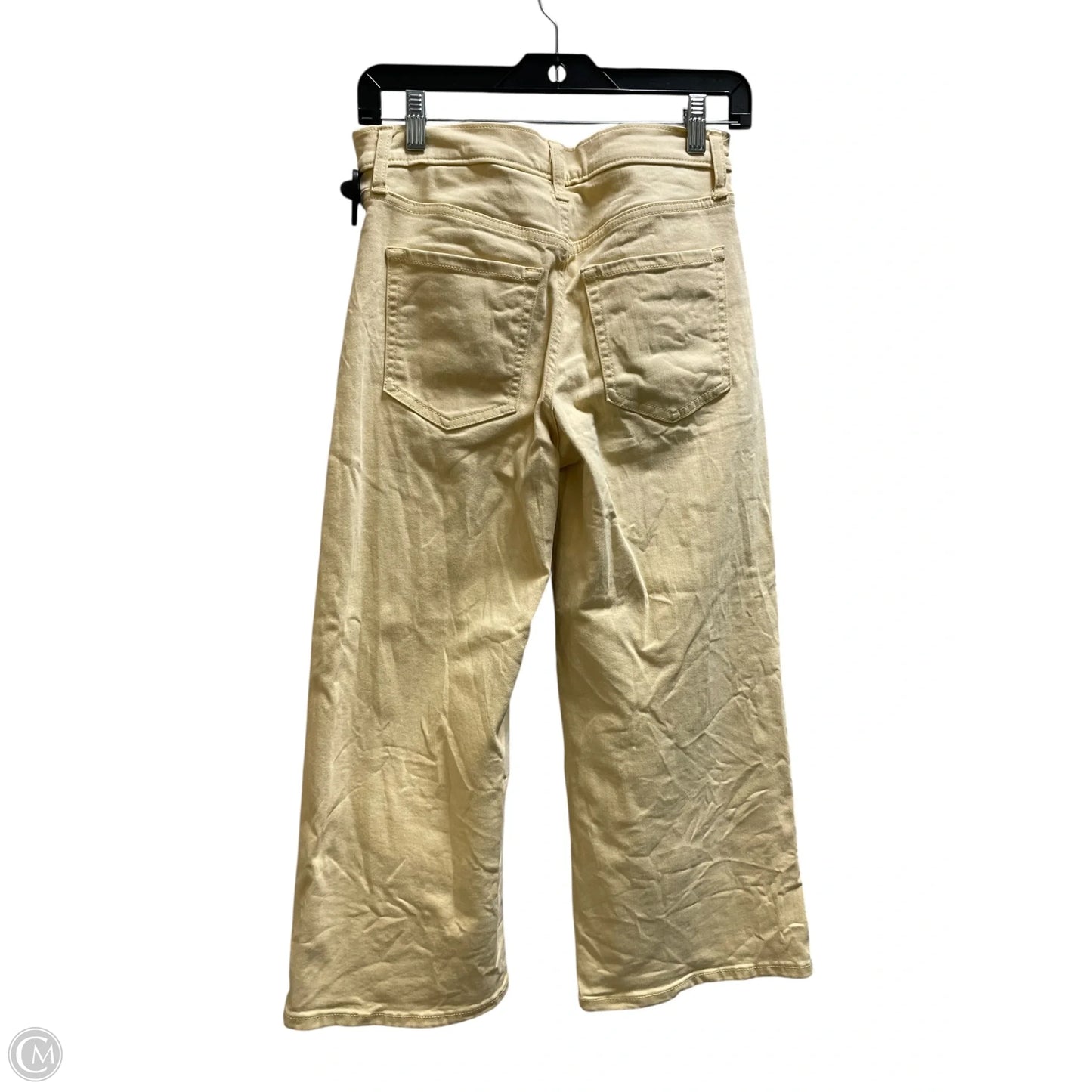 Pants Wide Leg By Banana Republic In Yellow, Size: 2