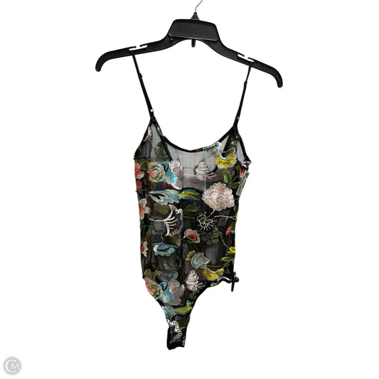 Bodysuit By Blush In Floral Print, Size: S