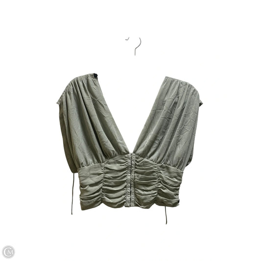 Top Short Sleeve By Free People In Green, Size: S