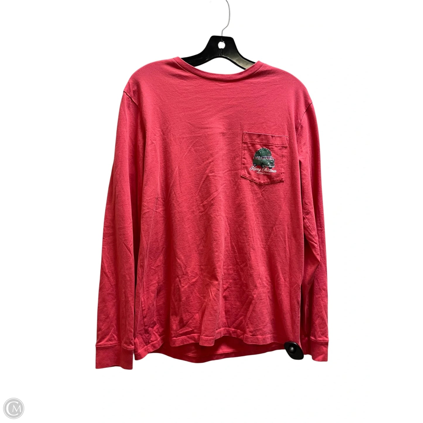 Top Long Sleeve By Vineyard Vines In Pink, Size: S