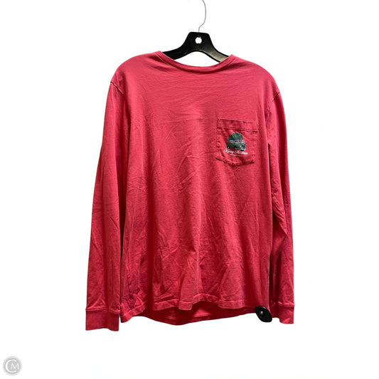 Top Long Sleeve By Vineyard Vines In Pink, Size: S
