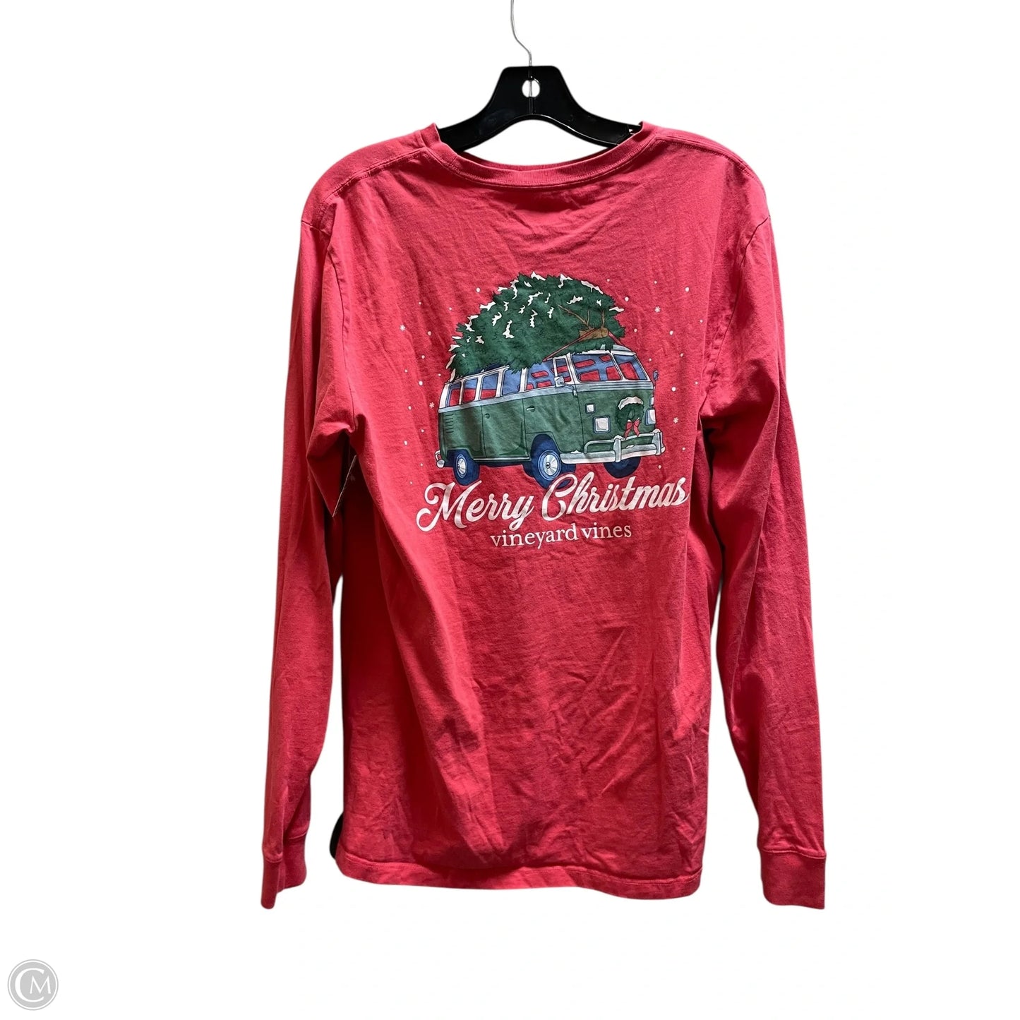 Top Long Sleeve By Vineyard Vines In Pink, Size: S