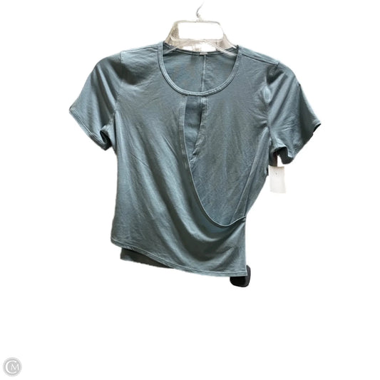 Top Short Sleeve By Lululemon In Blue, Size: 2